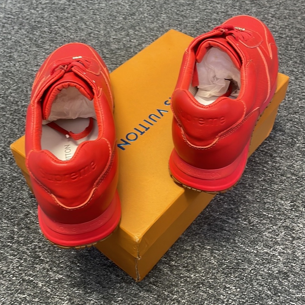Louis Vuitton x Supreme Run Away Athletic Sneakers - Men’s Size 45 - Picture 3 of 5